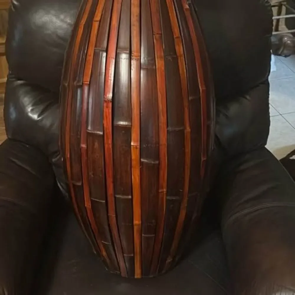Large Bamboo Floor Vase
